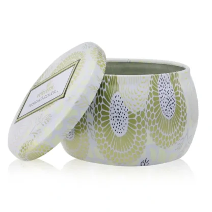 Voluspa Mini Tin Candle - Nissho Soleil 113g/4oz - Fresh Bloom Skin - Premium Skincare Solutions for Nourished, Hydrated, and Radiant Skin Every Day