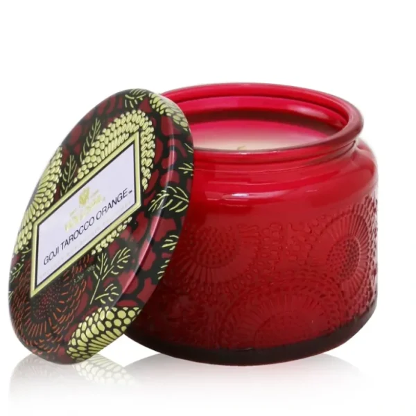 Voluspa Petite Jar Candle - Goji And Tarocco Orange 90g/3.2oz - Fresh Bloom Skin - Premium Skincare Solutions for Nourished, Hydrated, and Radiant Skin Every Day