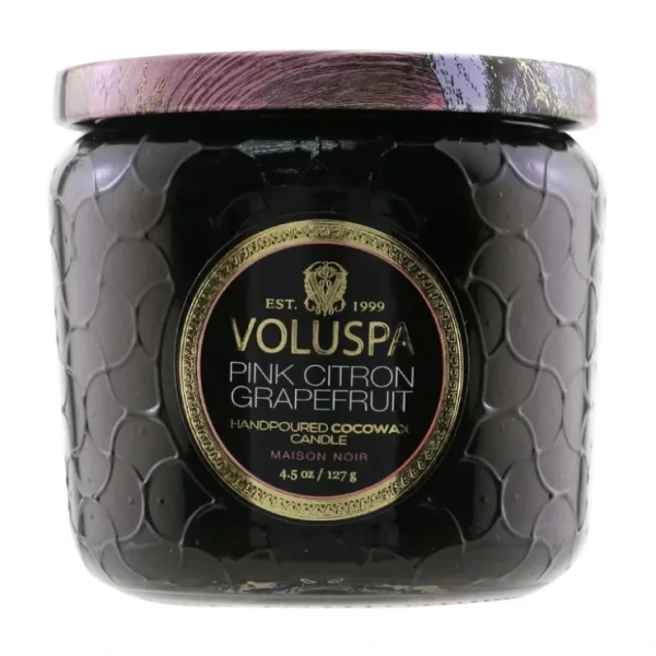 Voluspa Petite Jar Candle - Pink Citron Grapefruit 127g/4.5oz - Fresh Bloom Skin - Premium Skincare Solutions for Nourished, Hydrated, and Radiant Skin Every Day