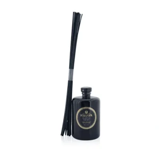 Voluspa Reed Diffuser - Suede Noir 177ml/6oz - Fresh Bloom Skin - Premium Skincare Solutions for Nourished, Hydrated, and Radiant Skin Every Day