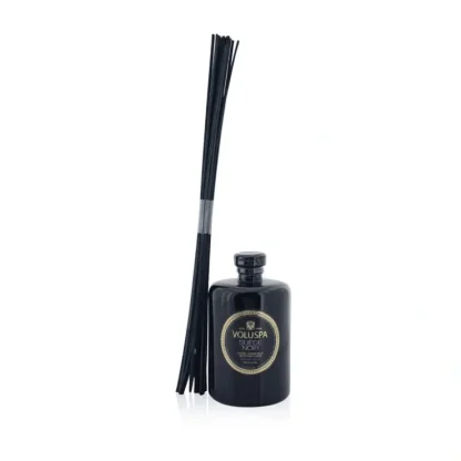 Voluspa Reed Diffuser - Suede Noir 177ml/6oz - Fresh Bloom Skin - Premium Skincare Solutions for Nourished, Hydrated, and Radiant Skin Every Day
