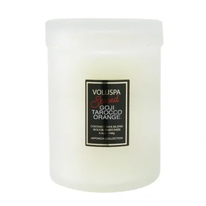 Voluspa Small Jar Candle - Spiced Goji Tarocco Orange 156g/5.5oz - Fresh Bloom Skin - Premium Skincare Solutions for Nourished, Hydrated, and Radiant Skin Every Day