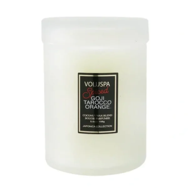 Voluspa Small Jar Candle - Spiced Goji Tarocco Orange 156g/5.5oz - Fresh Bloom Skin - Premium Skincare Solutions for Nourished, Hydrated, and Radiant Skin Every Day