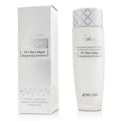 3W Clinic Collagen White Brightening Emulsion (Exp. Date: 02/06/2022) 150ml/5oz - Fresh Bloom Skin - Premium Skincare Solutions for Nourished, Hydrated, and Radiant Skin Every Day