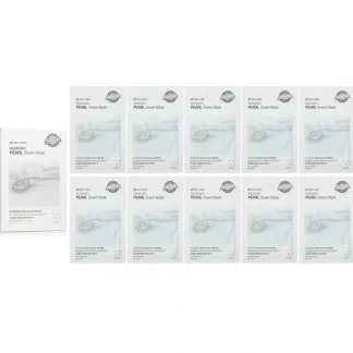 3W Clinic Mask Sheet - Essential Up Pearl 10pcs x 25ml - Fresh Bloom Skin - Premium Skincare Solutions for Nourished, Hydrated, and Radiant Skin Every Day