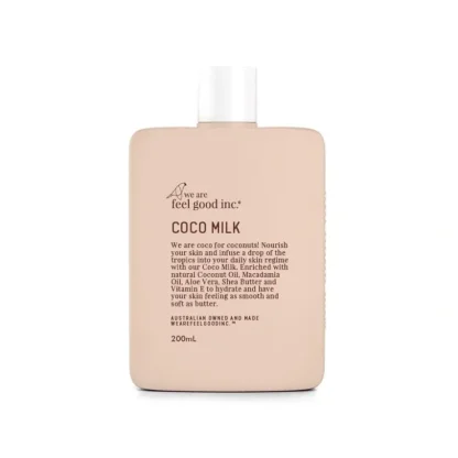 We Are Feel Good Inc. Coco Milk Moisturiser 200ml - Fresh Bloom Skin - Premium Skincare Solutions for Nourished, Hydrated, and Radiant Skin Every Day