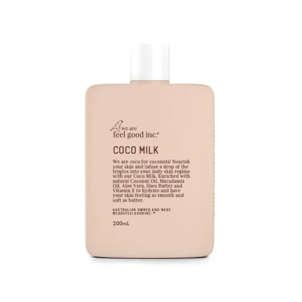 We Are Feel Good Inc. Coco Milk Moisturiser 200ml - Fresh Bloom Skin - Premium Skincare Solutions for Nourished, Hydrated, and Radiant Skin Every Day