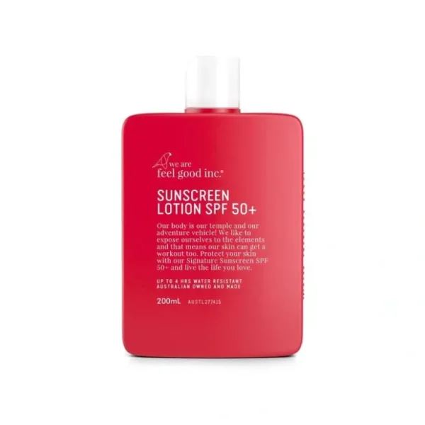 We Are Feel Good Inc. Sunscreen Lotion SPF50+ 200ml - Signature - Fresh Bloom Skin - Premium Skincare Solutions for Nourished, Hydrated, and Radiant Skin Every Day