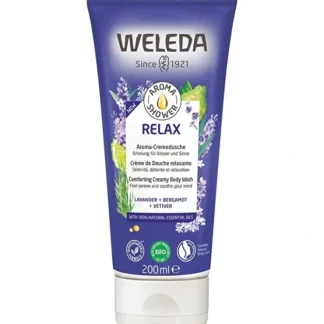 Weleda Aroma Shower Gel Relax (Lavender + Bergamot + Vetiver) 200ml - Fresh Bloom Skin - Premium Skincare Solutions for Nourished, Hydrated, and Radiant Skin Every Day