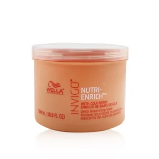Wella Invigo Nutri-Enrich Deep Nourishing Mask (Cap Slightly Damaged) 500ml/16.9oz - Fresh Bloom Skin - Premium Skincare Solutions for Nourished, Hydrated, and Radiant Skin Every Day
