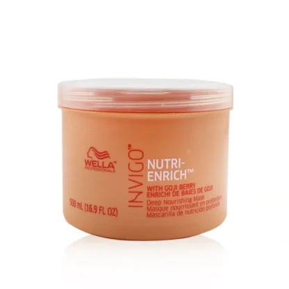 Wella Invigo Nutri-Enrich Deep Nourishing Mask (Cap Slightly Damaged) 500ml/16.9oz - Fresh Bloom Skin - Premium Skincare Solutions for Nourished, Hydrated, and Radiant Skin Every Day