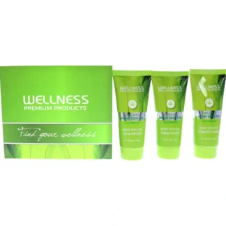 Wellness Hemp Seed Oil Top 3 by Wellness for Unisex - 3 x 1.7 oz Shampoo, Conditioner, Mask - Fresh Bloom Skin - Premium Skincare Solutions for Nourished, Hydrated, and Radiant Skin Every Day