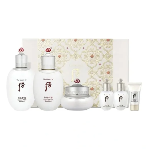 Whoo (The History Of Whoo) Gongjinhyang: Seol Special Set 6 pcs - Fresh Bloom Skin - Premium Skincare Solutions for Nourished, Hydrated, and Radiant Skin Every Day