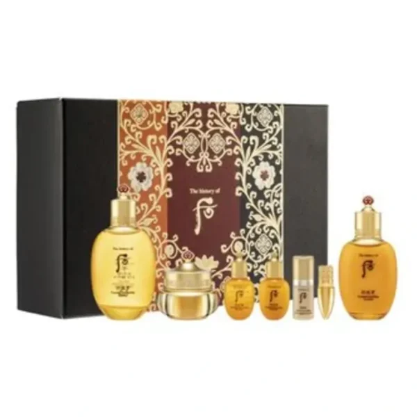 Whoo (The History Of Whoo) The History of Whoo Gongjinhyang Special Set 7pcs - Fresh Bloom Skin - Premium Skincare Solutions for Nourished, Hydrated, and Radiant Skin Every Day