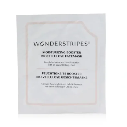 WONDERSTRIPES Moisturizing Booster Biocellulose Facemask 5pcs - Fresh Bloom Skin - Premium Skincare Solutions for Nourished, Hydrated, and Radiant Skin Every Day
