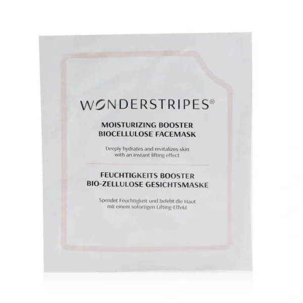 WONDERSTRIPES Moisturizing Booster Biocellulose Facemask 5pcs - Fresh Bloom Skin - Premium Skincare Solutions for Nourished, Hydrated, and Radiant Skin Every Day