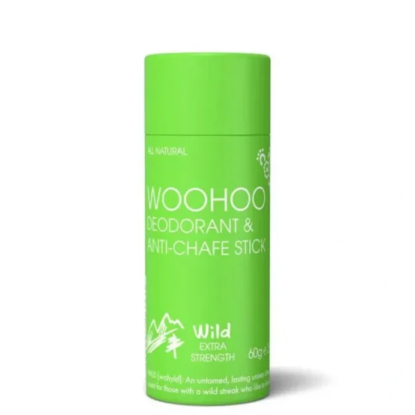 Woohoo Deodorant & Anti-Chafe Stick Wild 60g - Ultra Strength - Fresh Bloom Skin - Premium Skincare Solutions for Nourished, Hydrated, and Radiant Skin Every Day