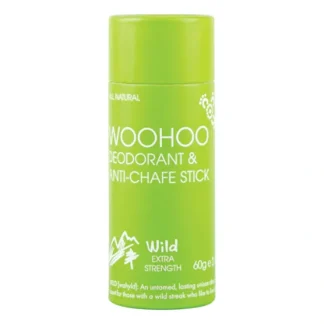 Woohoo Deodorant & Anti-Chafe Stick Wild (Ultra Strength Unisex) 60g - Fresh Bloom Skin - Premium Skincare Solutions for Nourished, Hydrated, and Radiant Skin Every Day