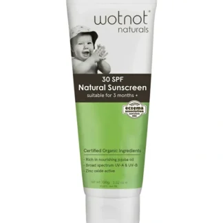 Wotnot Naturals Natural Sunscreen SPF 30 100g - Fresh Bloom Skin - Premium Skincare Solutions for Nourished, Hydrated, and Radiant Skin Every Day