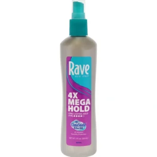 4X Mega Hold Hairspray by Rave for Unisex - 11 oz Hair Spray - Fresh Bloom Skin - Premium Skincare Solutions for Nourished, Hydrated, and Radiant Skin Every Day
