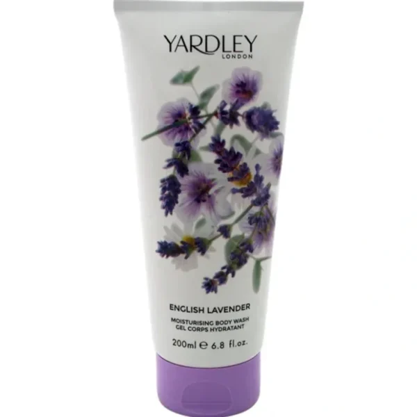Yardley London English Lavender by Yardley London for Women - 6.8 oz Moisturising Body Wash - Fresh Bloom Skin - Premium Skincare Solutions for Nourished, Hydrated, and Radiant Skin Every Day