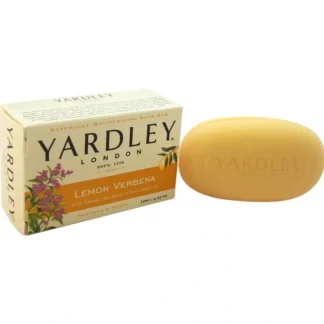 Yardley London Lemon Verbena With Shea Butter Bar Soap by Yardley London for Unisex - 4.25 oz Soap - Fresh Bloom Skin - Premium Skincare Solutions for Nourished, Hydrated, and Radiant Skin Every Day