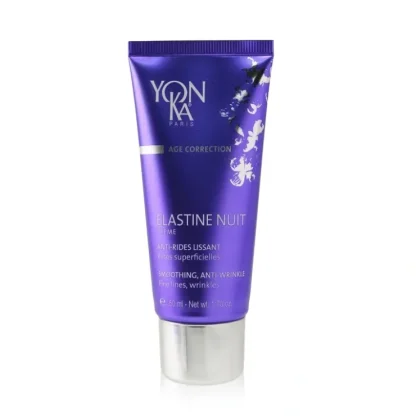 Yonka Age Correction Elastine Nuit Creme With Elastin Peptides - Smoothing, Anti-Wrinkle 50ml/1.7oz - Fresh Bloom Skin - Premium Skincare Solutions for Nourished, Hydrated, and Radiant Skin Every Day