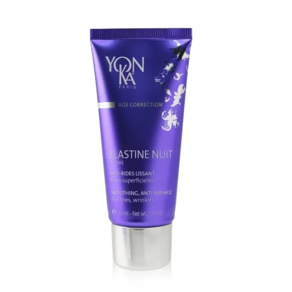 Yonka Age Correction Elastine Nuit Creme With Elastin Peptides - Smoothing, Anti-Wrinkle 50ml/1.7oz - Fresh Bloom Skin - Premium Skincare Solutions for Nourished, Hydrated, and Radiant Skin Every Day