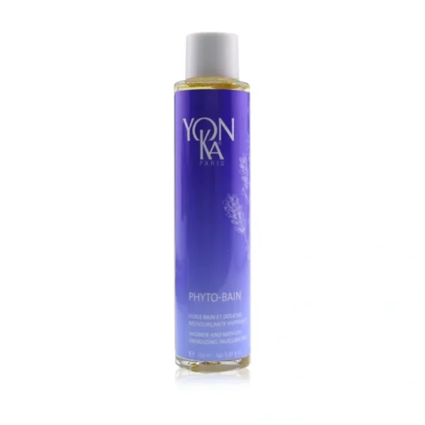 Yonka Phyto-Bain Energizing, Invigorating Shower & Bath Oil - Lavender 100ml/3.38oz - Fresh Bloom Skin - Premium Skincare Solutions for Nourished, Hydrated, and Radiant Skin Every Day
