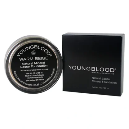 Youngblood Natural Loose Mineral Foundation - Warm Beige 10g/0.35oz - Fresh Bloom Skin - Premium Skincare Solutions for Nourished, Hydrated, and Radiant Skin Every Day