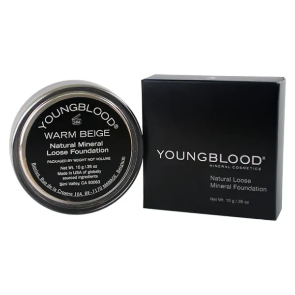 Youngblood Natural Loose Mineral Foundation - Warm Beige 10g/0.35oz - Fresh Bloom Skin - Premium Skincare Solutions for Nourished, Hydrated, and Radiant Skin Every Day