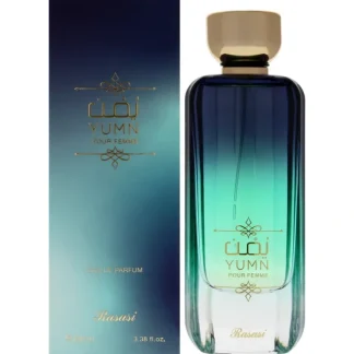 Yumn by Rasasi for Women - 3.38 oz EDP Spray - Fresh Bloom Skin - Premium Skincare Solutions for Nourished, Hydrated, and Radiant Skin Every Day