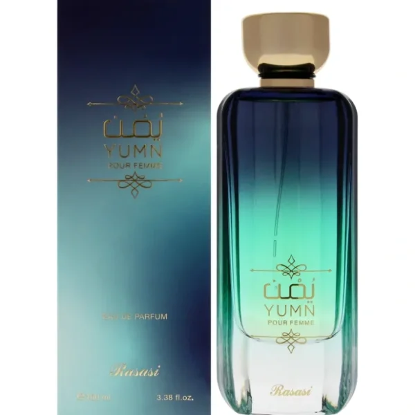 Yumn by Rasasi for Women - 3.38 oz EDP Spray - Fresh Bloom Skin - Premium Skincare Solutions for Nourished, Hydrated, and Radiant Skin Every Day