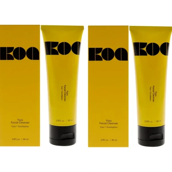 Yuzu Facial Cleanser by KOA for Unisex - 2.9 oz Cleanser - Pack of 2 - Fresh Bloom Skin - Premium Skincare Solutions for Nourished, Hydrated, and Radiant Skin Every Day