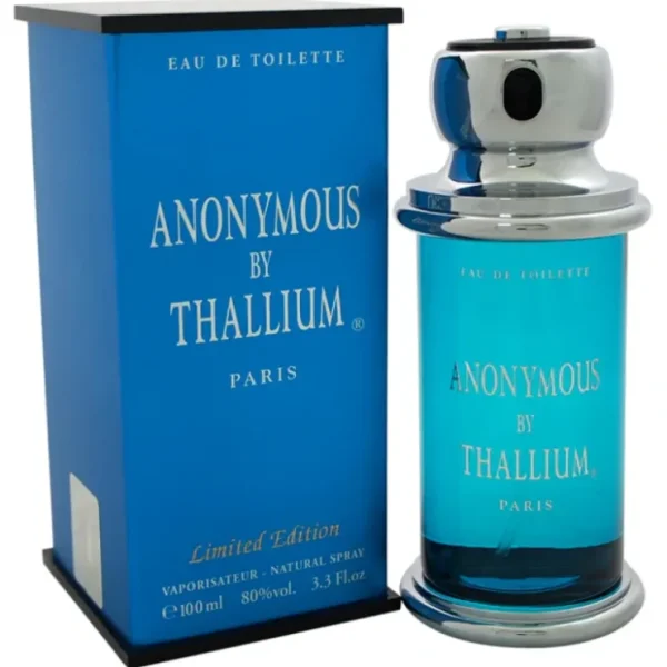Yves De Sistelle Anonymous By Thallium by Yves De Sistelle for Men - 3.3 oz EDT Spray (Limited Edition) - Fresh Bloom Skin - Premium Skincare Solutions for Nourished, Hydrated, and Radiant Skin Every Day