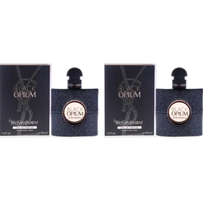Yves Saint Laurent Black Opium by Yves Saint Laurent for Women - 1.6 oz EDP Spray - Pack of 2 - Fresh Bloom Skin - Premium Skincare Solutions for Nourished, Hydrated, and Radiant Skin Every Day