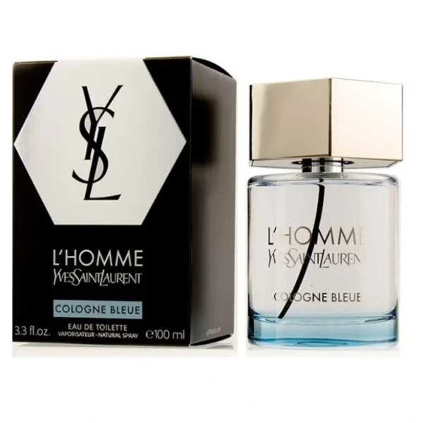 Yves Saint Laurent L'Homme Cologne Bleue Eau De Toilette Spray 100ml/3.3oz - Fresh Bloom Skin - Premium Skincare Solutions for Nourished, Hydrated, and Radiant Skin Every Day