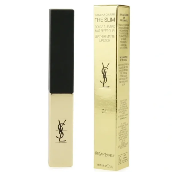 Yves Saint Laurent Rouge Pur Couture The Slim Leather Matte Lipstick - # 31 Inflammatory Nude 2.2g/0.08oz - Fresh Bloom Skin - Premium Skincare Solutions for Nourished, Hydrated, and Radiant Skin Every Day