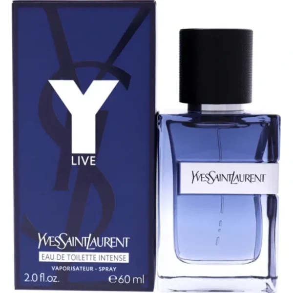 Yves Saint Laurent Y Live Intense by Yves Saint Laurent for Men - 2 oz EDT Spray - Fresh Bloom Skin - Premium Skincare Solutions for Nourished, Hydrated, and Radiant Skin Every Day