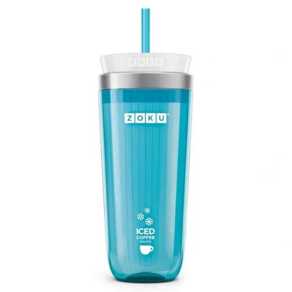 ZOKU Instant Iced Coffee Maker 325ml - Teal Fixed Size - Fresh Bloom Skin - Premium Skincare Solutions for Nourished, Hydrated, and Radiant Skin Every Day