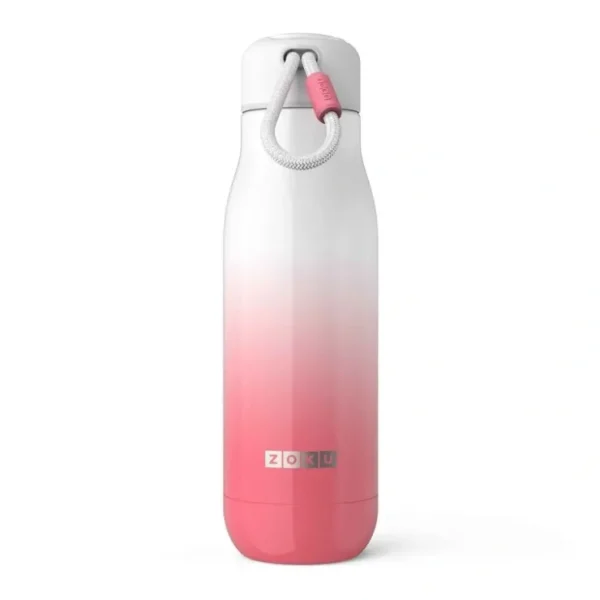 ZOKU Stainless Steel Vacuum Insulated Bottle 500ml - Blossom Pink Fixed Size - Fresh Bloom Skin - Premium Skincare Solutions for Nourished, Hydrated, and Radiant Skin Every Day